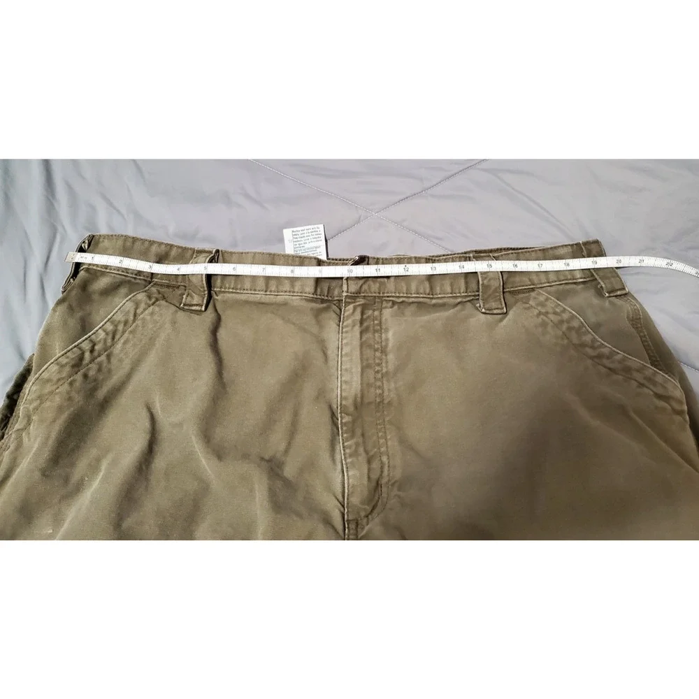 Carhartt B147 LBR Men’s Work Shorts Size 40 Brown Original Fit Cotton